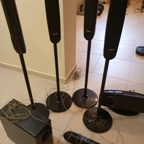 Samsung home cinema used, functional without connection cable