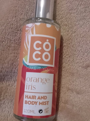 Coco Make It Yours Hair and Body Mist new, orange iris scent 120 ml
