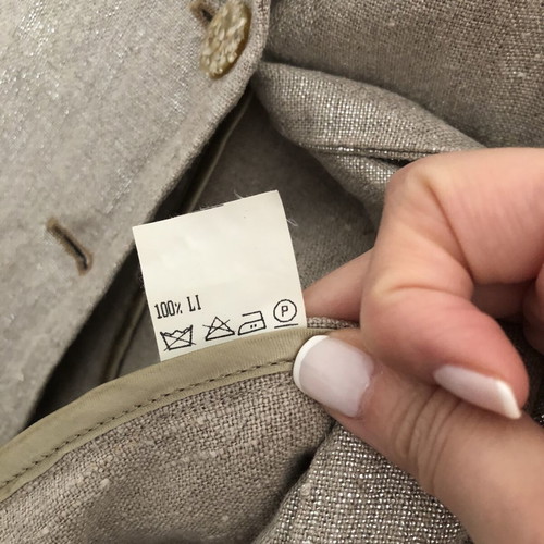 Maliparmi Linen Suit Made in Italy beige-gold, like new