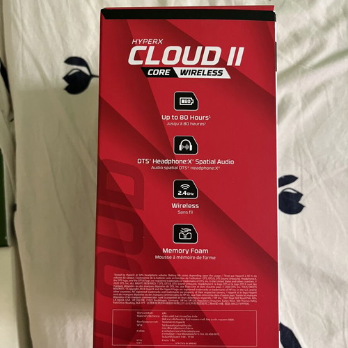 HyperX Cloud II Core Wireless gaming headset new