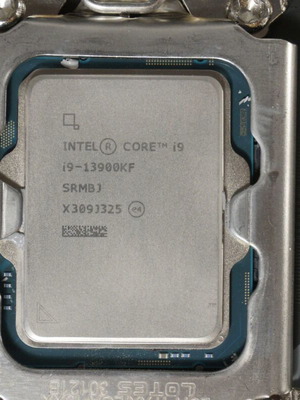 Intel i9 13900KF CPU used, LGA 1700, 24c/32t