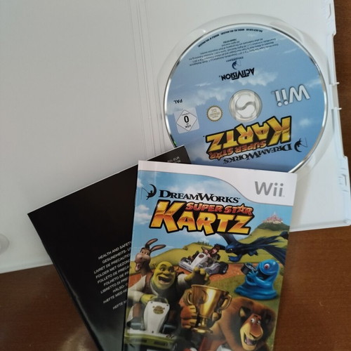 Dreamworks Superstar Kartz Wii game like new, German edition