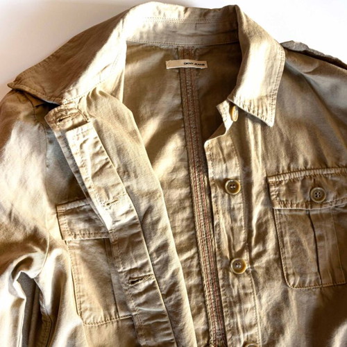 Donna Karan DKNY safari style jacket, green, size M