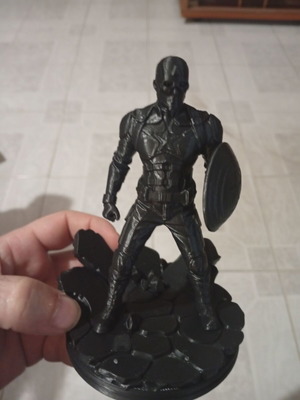 Captain America figure, ready to paint