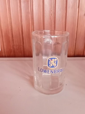 Löwenbräu Beer Mug Set of 3 Used Classic Collectible
