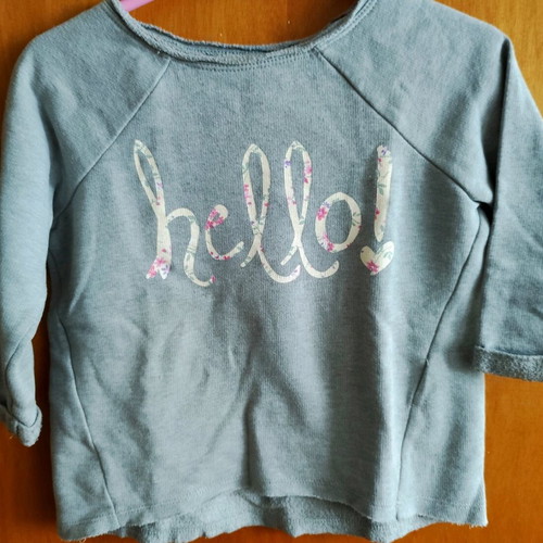 Benetton blue soft pullover 98 cm like new