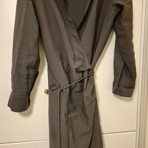 Zara wrap dress used, anthracite, size XS