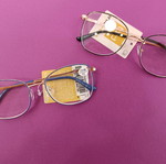 Presbyopia glasses new degree 3 with case and cleaning cloth