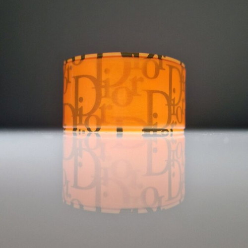 Dior foldable bracelet neon orange used