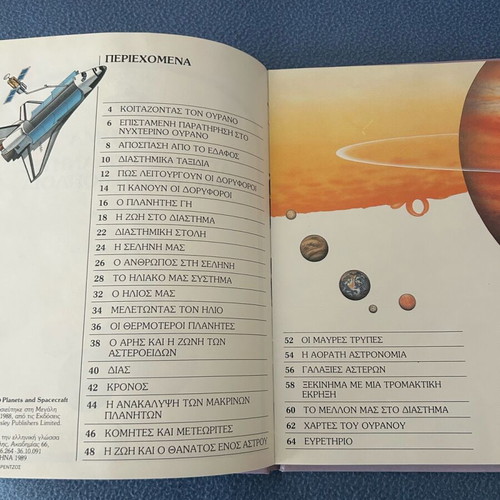 Space used: Stars, planets and spaceships