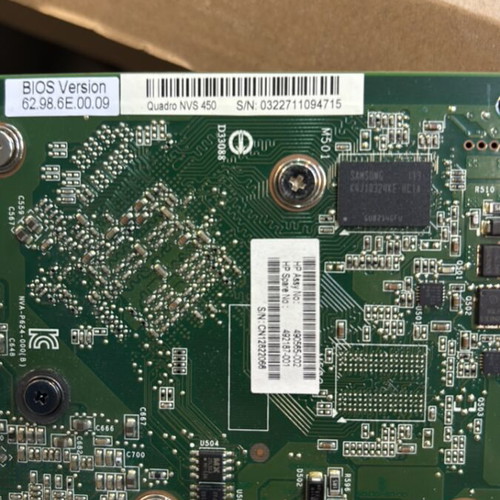 Quadro nvs 450 graphics card 512MB 4DP 128bit used