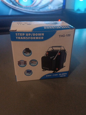 Step Up/Down Transformer 230V ↔ 110V 100VA new