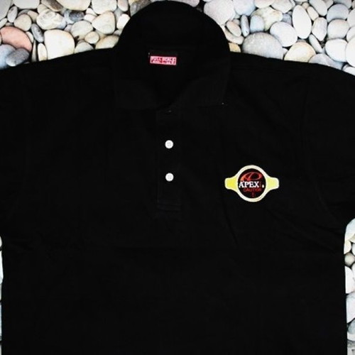 Apexi Polo T-Shirt KAP233 Turbo men's short sleeve cotton