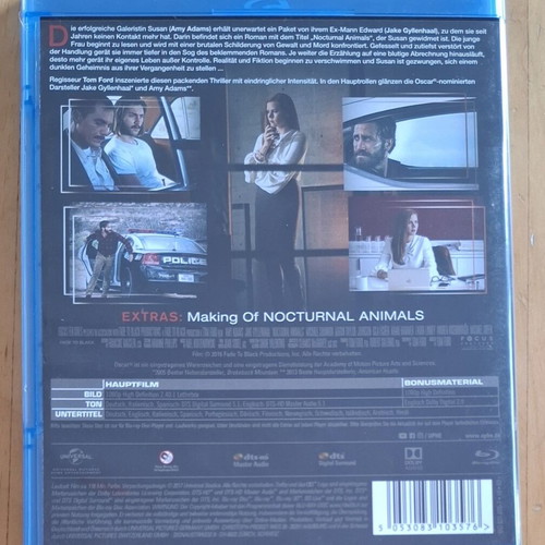 Nocturnal Animals Blu-ray like new, drama thriller