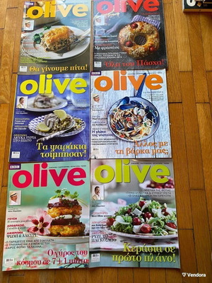 Olive magazines like new, pack of 6