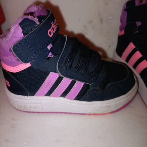 Adidas Hoops Mid 3.0 AC athletic shoes like new, size 24 multicolor