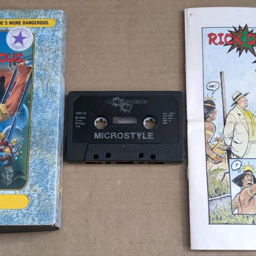 Rick Dangerous 2 Commodore Cassette used without manual