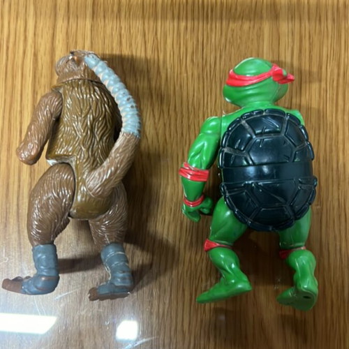Vintage TMNT 1988 set Master Splinter & Raphael Playmates Toys