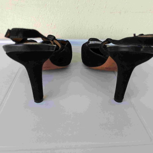 Tods suede pumps used, size 38.5, black