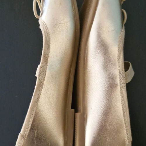 H&M ballerinas size 29 used, gold