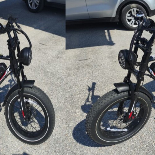 Hiqis S8 electric bike, like new, 30-40 km usage