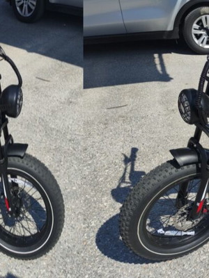 Hiqis S8 electric bike, like new, 30-40 km usage