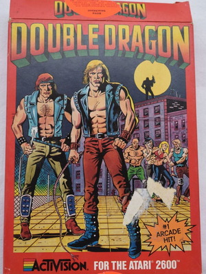 Double Dragon Atari VCS 2600 game used, action