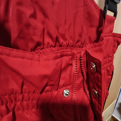 Admiral ski suit used with elastic waist and missing one buckle slot