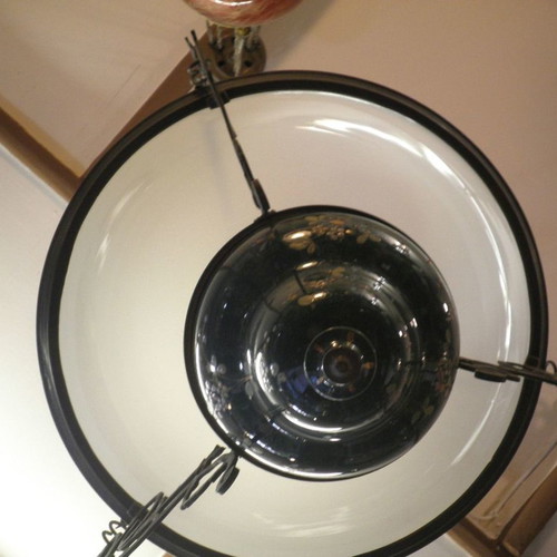 Antique hanging oil lamp used, island style