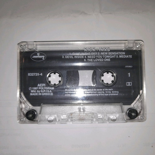 INXS Kick cassette used, 1987, rock