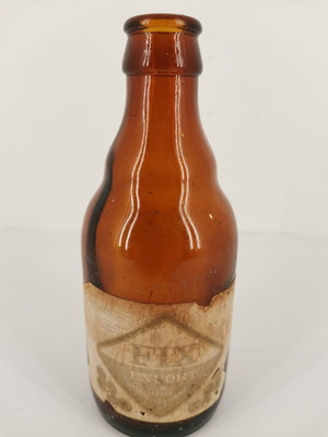 Fix glass beer bottle used