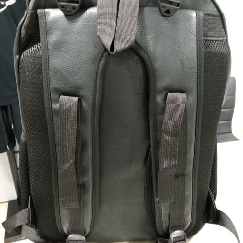 Backpack new synthetic leather black