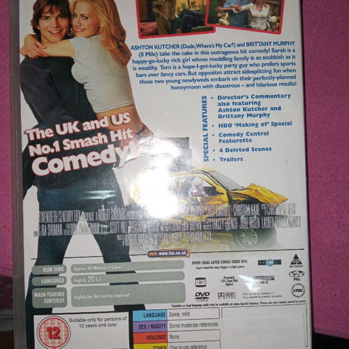 Just Married DVD like new, comedy, subbed