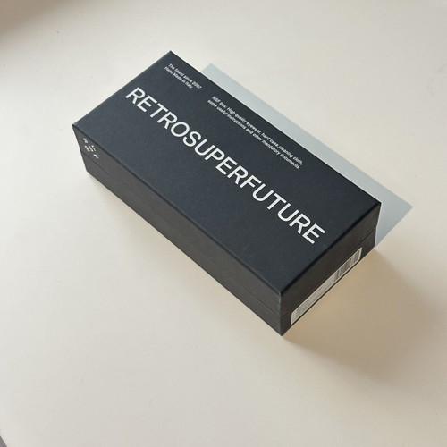 Retrosuperfuture Sunglasses Case new, black