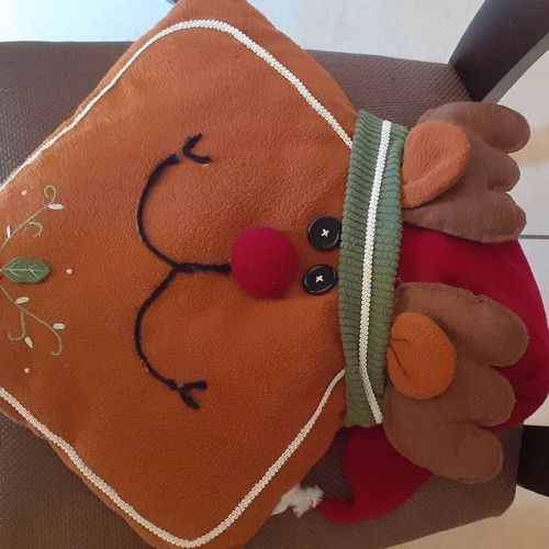 Christmas pillow Reindeer like new