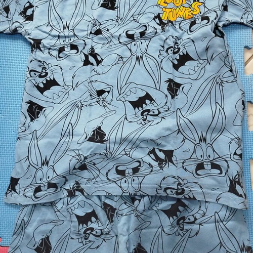 Boys' summer short-sleeve pajamas used, size 134-140, pack of 2