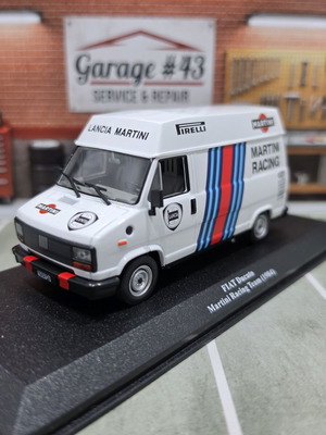 Fiat Ducato Martini Racing Team 1984 diecast βαν 1:43