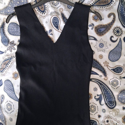 Black midi dress new, size M