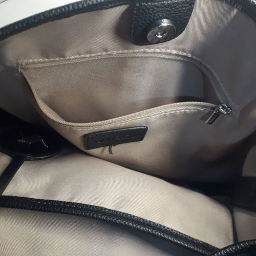 Verde handbag like new, black, 33x25 cm