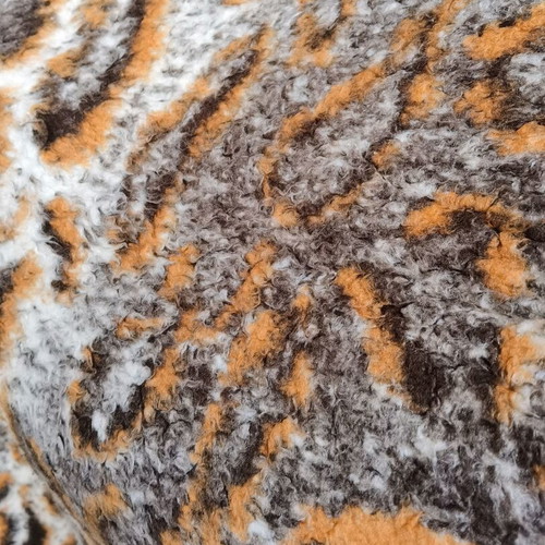 Furry tiger and jaguar bed covers and pillowcases set used