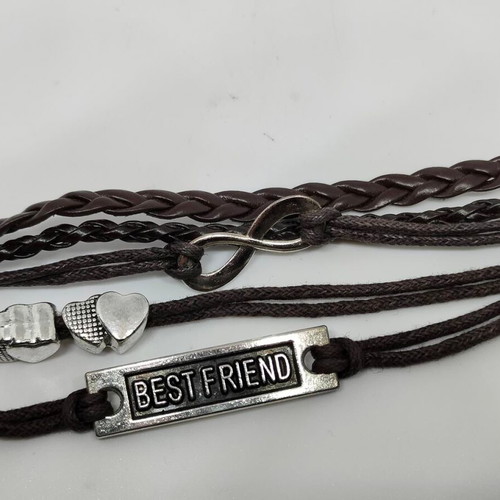 Friendship bracelet multilayer with messages like new