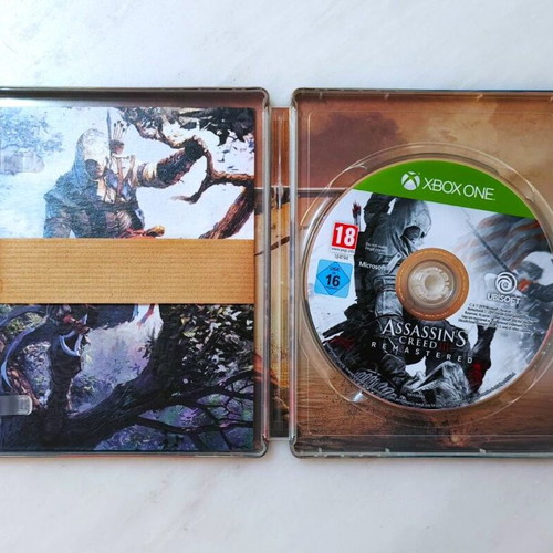 Assassins Creed 3 Remastered Steelbook Edition like new for XBOX One