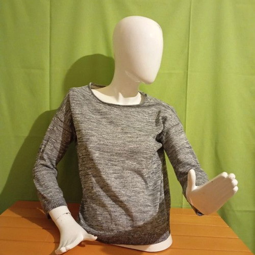 H&M Women's Gray Lightweight Long-Sleeve Sweater like new, size S