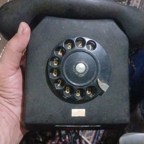 RFT Nordfern W63a vintage bakelite rotary phone used