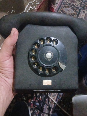 RFT Nordfern W63a vintage bakelite rotary phone used