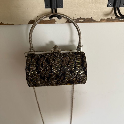 Evening shoulder bag black new