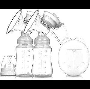 Αυτόματο Ηλεκτρικό Διπλό Θήλαστρο Μπαταρίας και Ρεύματος Χωρίς BPA