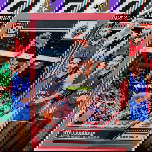 Κάρτα Lundberg Red Optic Prizm Numbered /99 Partizan Donruss Euroleague 2024-25 καινούργιο