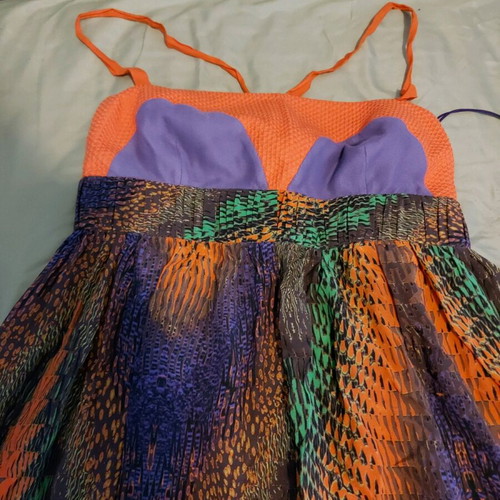 Missoni long orange dress like new