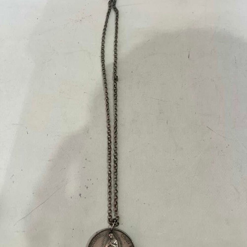 Religious pendant used, depicting Our Lady of Guadalupe 5cm